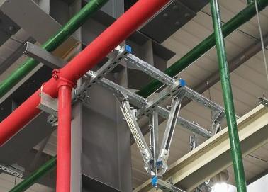 福安该抗震支架的整体式支吊架结构协调性好